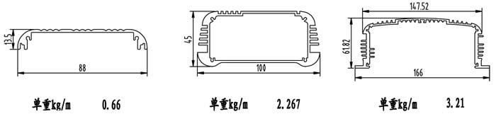 大功率電源鋁材外殼